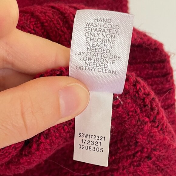 J.Jill Red V-Neck Sweater Size XS - Picture 10 of 15